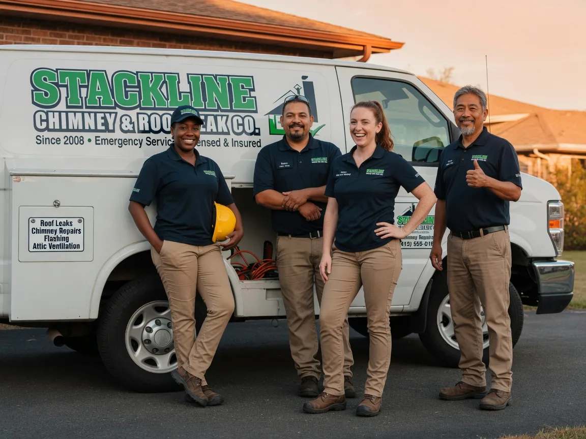 Chimney flashing repair company in Oakpark, VA